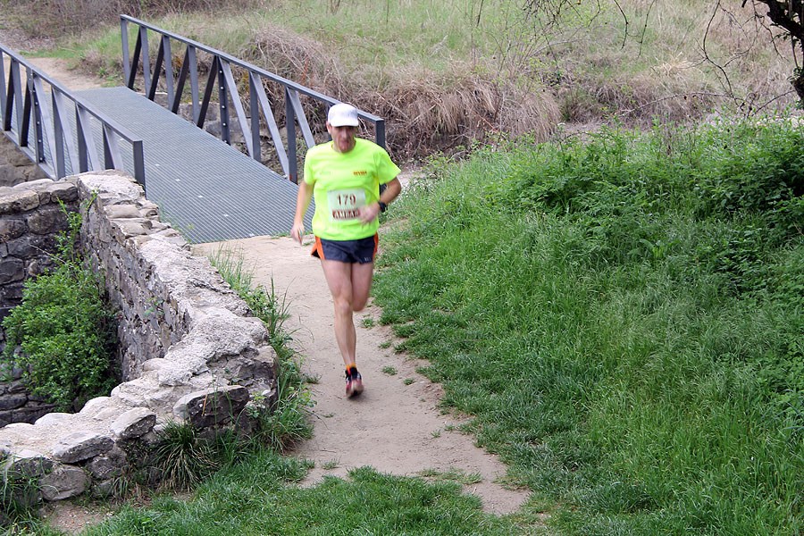 Yo corriendo en Boltaña